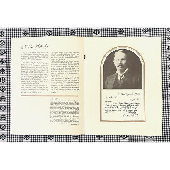 Olympia Brewery 75th Anniversary Booklet 1971 Yesteryears Tumwater History 13B - Picture 5 of 5